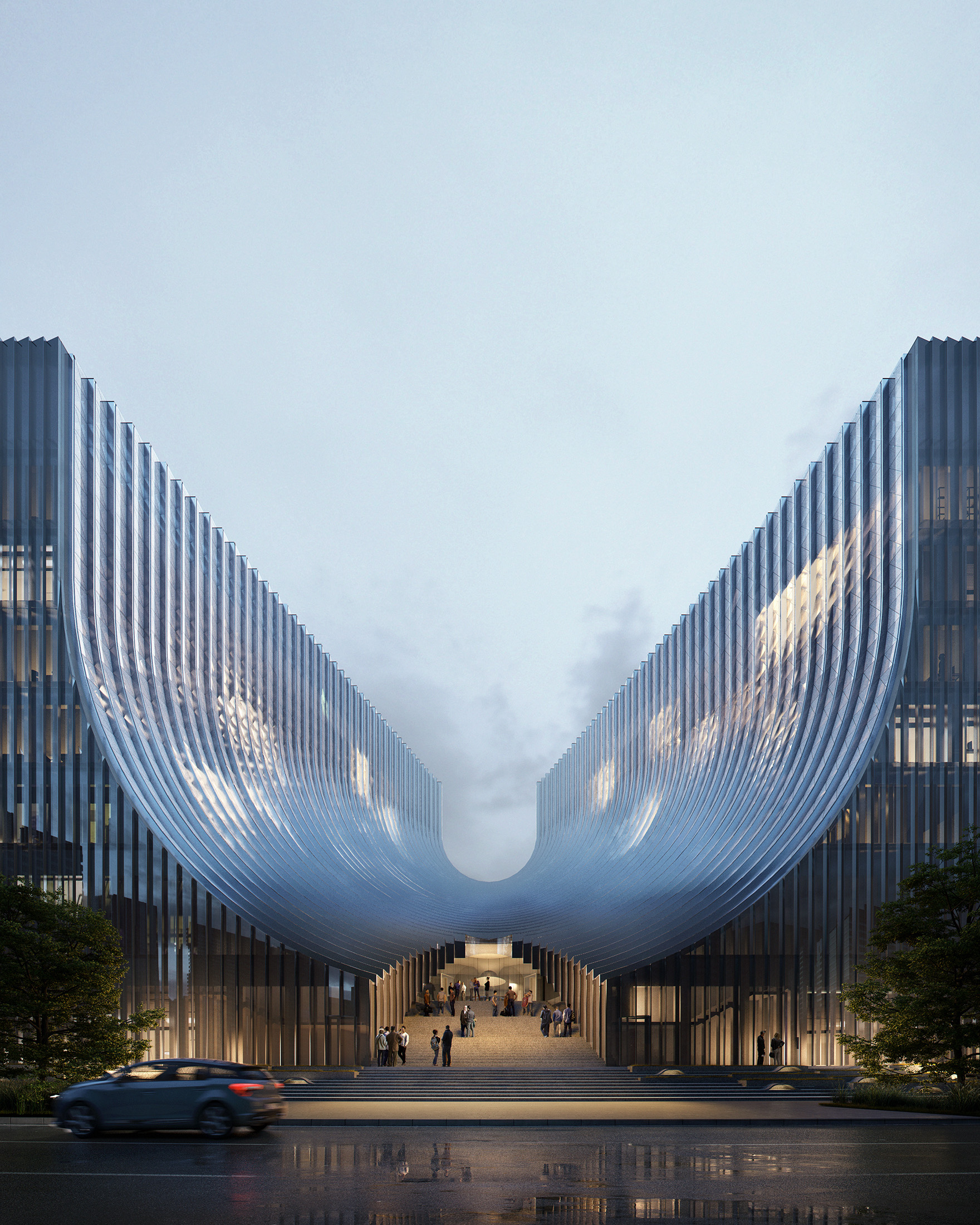 Cloud Architektai, Vilnius Justice Palace, Lithuania, 2021