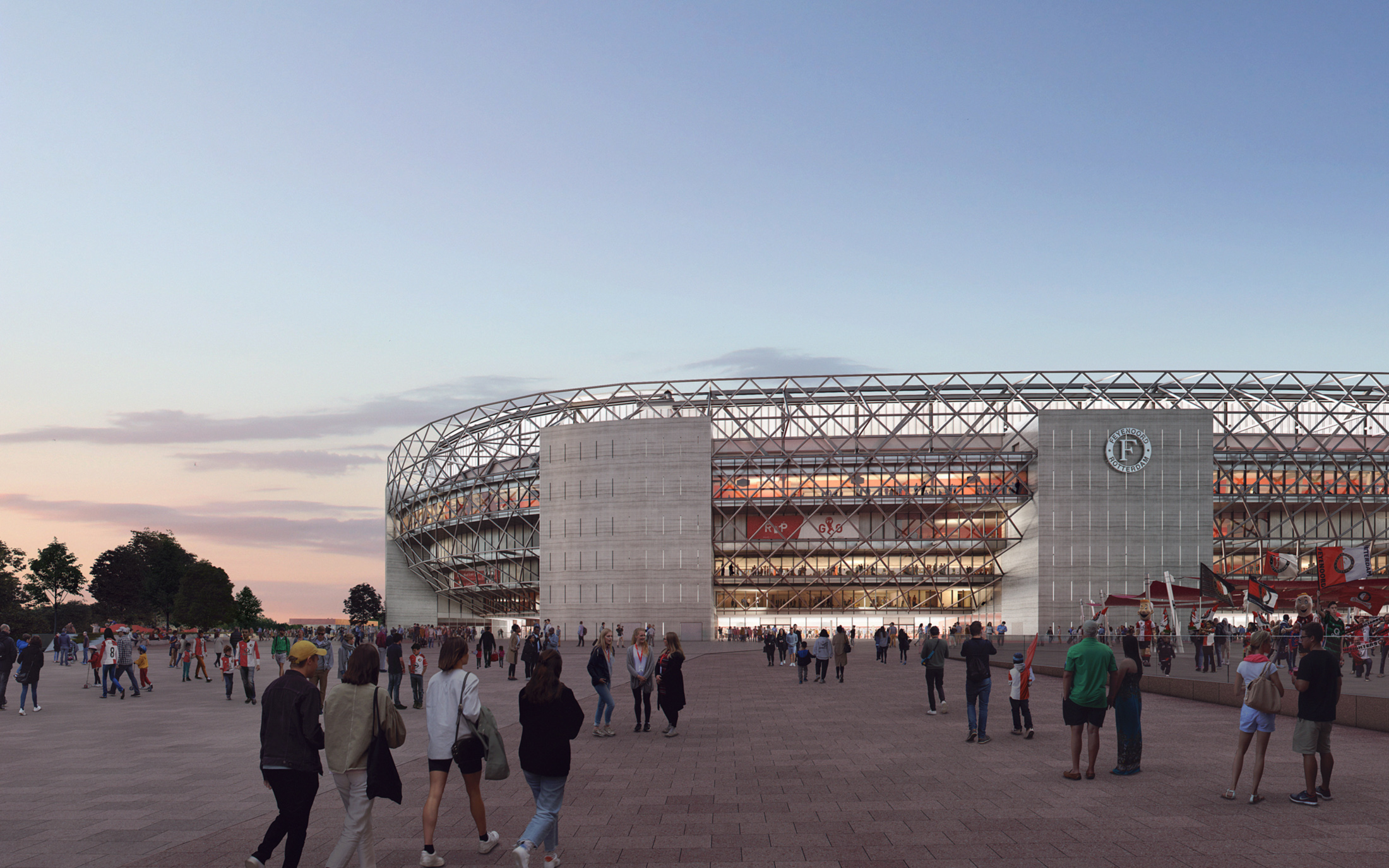 OMA, New Feyenoord Stadium, The Netherlands, 2020