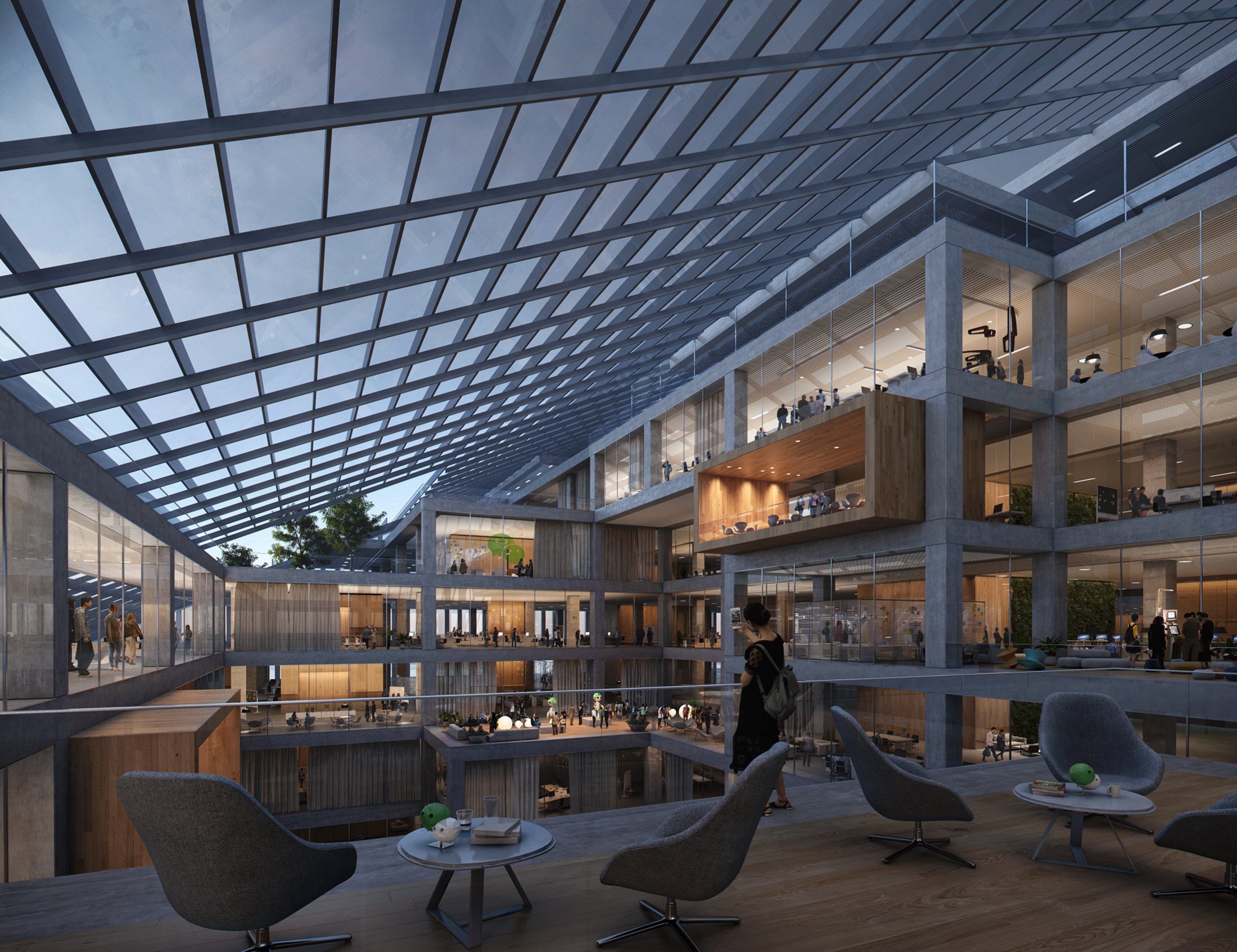 Schmidt Hammer Lassen Architects, Tencent Crystal City, China, 2018